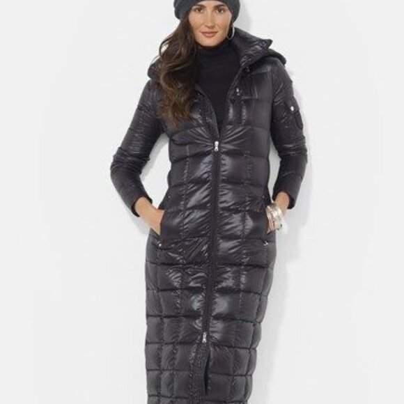 LAUREN Ralph Lauren Full Length Packable Down Coat - Picture 1 of 9